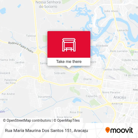 Rua Maria Maurina Dos Santos 151 map