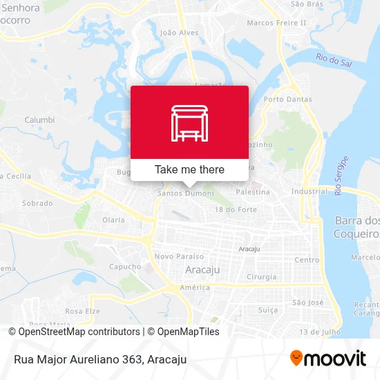 Rua Major Aureliano 363 map