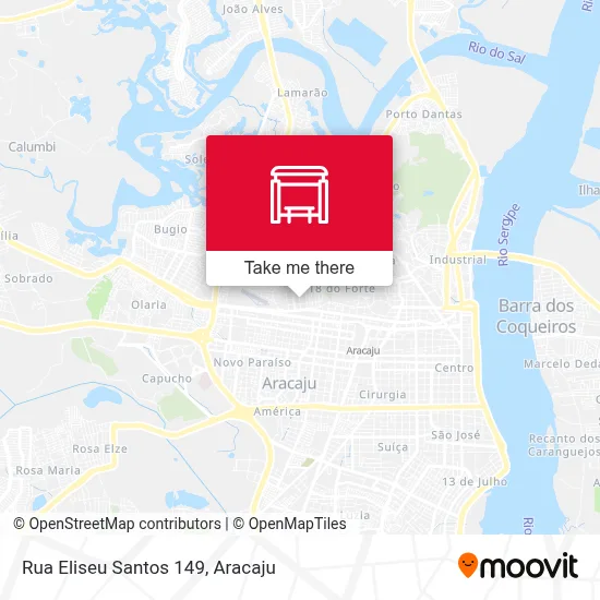 Rua Eliseu Santos 149 map