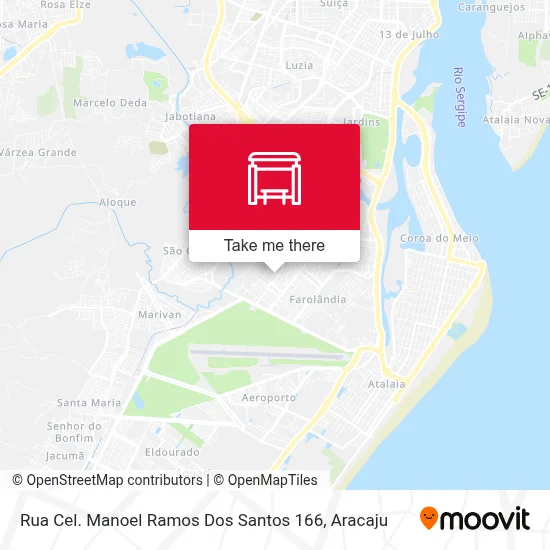 Rua Cel. Manoel Ramos Dos Santos 166 map