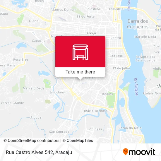 Rua Castro Alves 542 map
