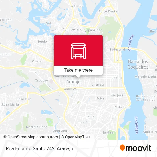Rua Espírito Santo 742 map