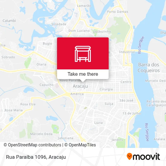 Rua Paraíba 1096 map