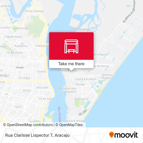Rua Clarisse Lispector 7 map