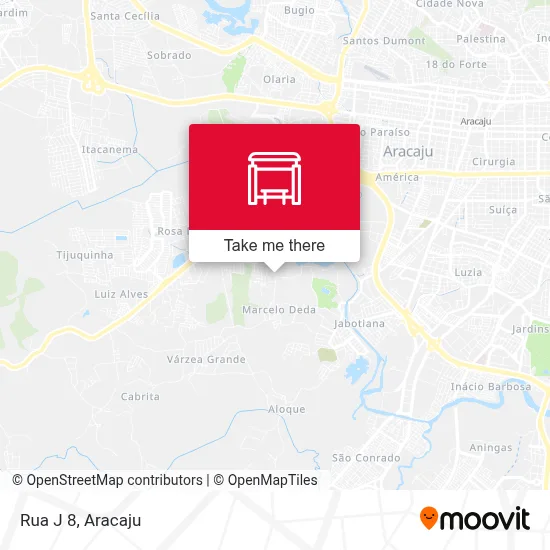 Rua J 8 map