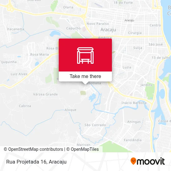 Rua Projetada 16 map
