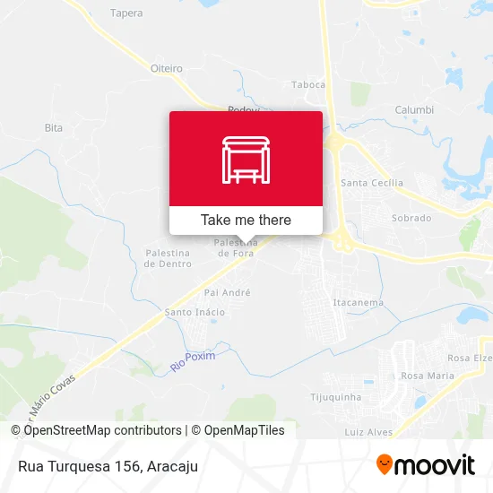 Rua Turquesa 156 map