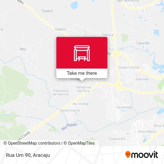 Rua Um 90 map