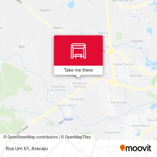 Rua  Um 61 map