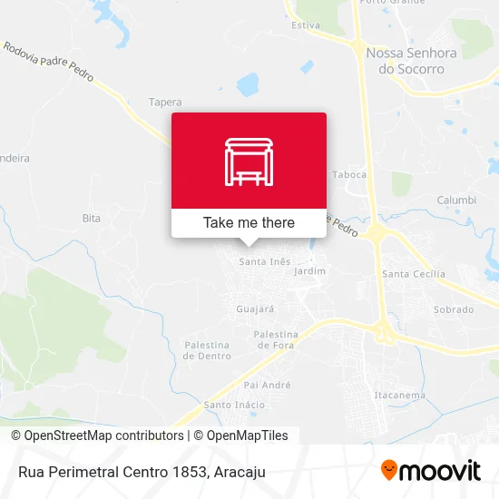 Rua Perimetral Centro 1853 map