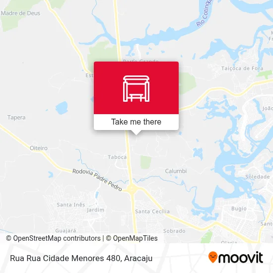 Rua Rua Cidade Menores 480 map