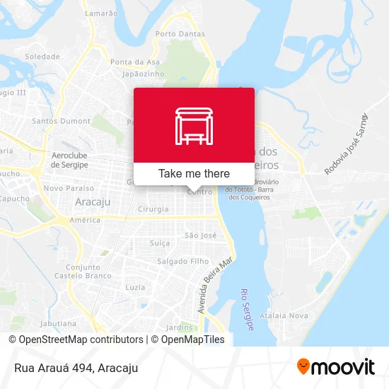 Rua Arauá 494 map