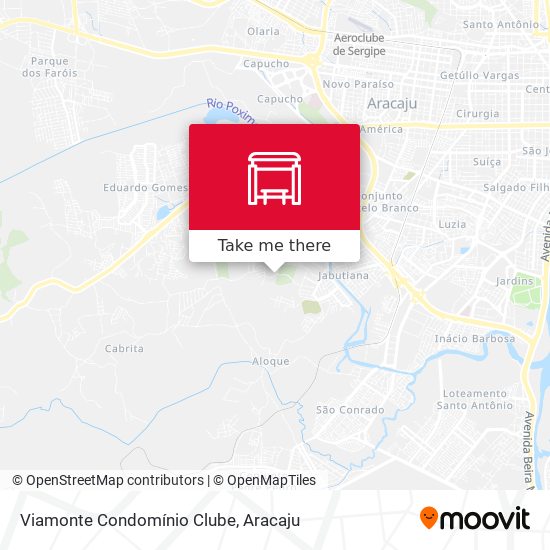 Viamonte Condomínio Clube map