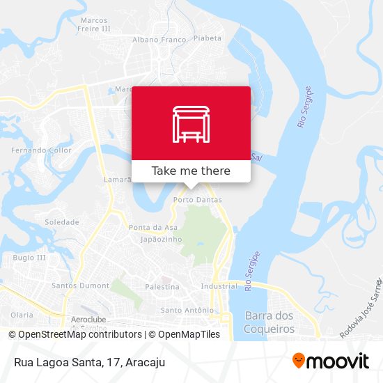 Mapa Rua Lagoa Santa, 17