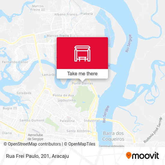 Rua Frei Paulo, 201 map