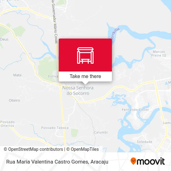Rua Maria Valentina Castro Gomes map