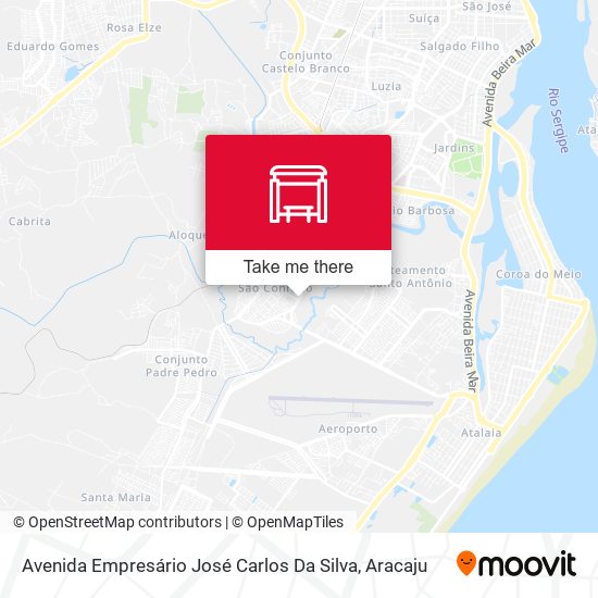 Mapa Avenida Empresário José Carlos Da Silva