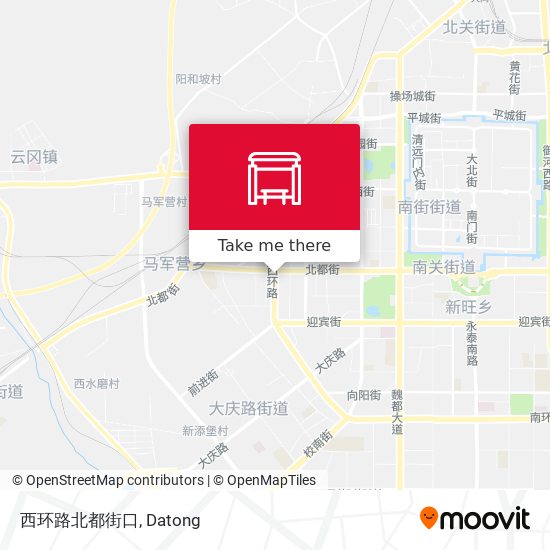 西环路北都街口 map