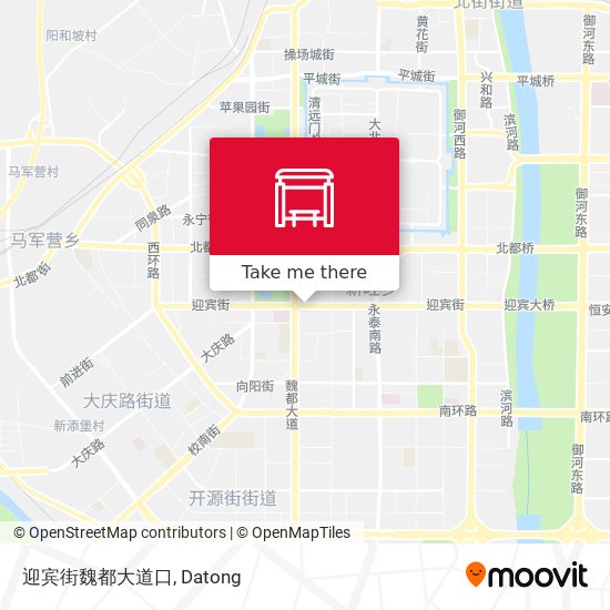 迎宾街魏都大道口 map