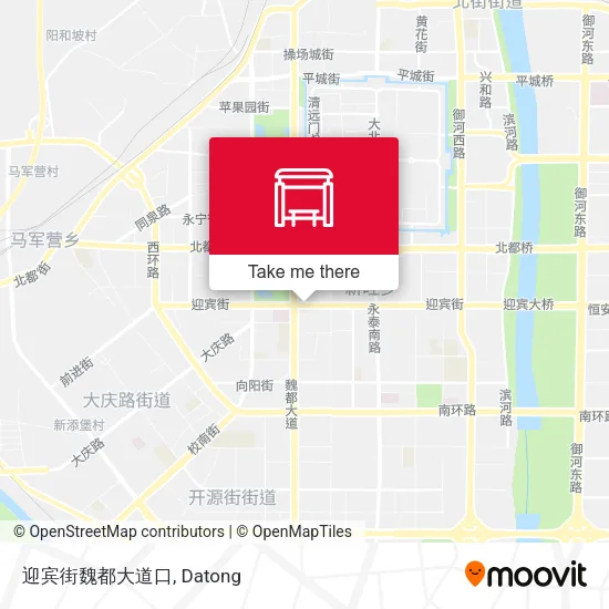 迎宾街魏都大道口 map