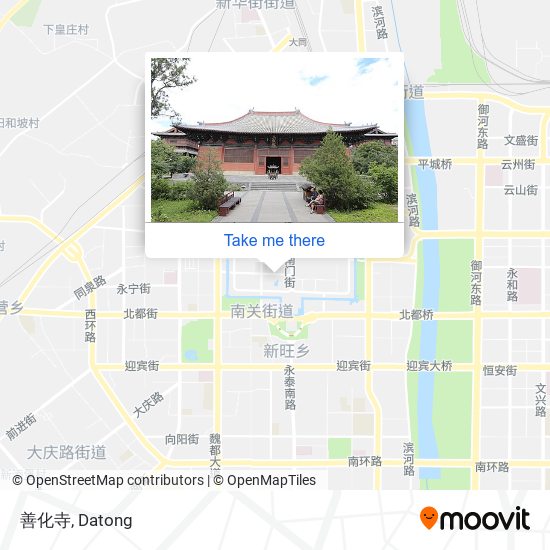 善化寺 map