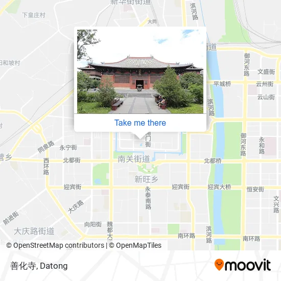 善化寺 map