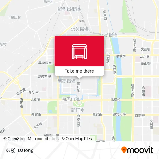 鼓楼 map