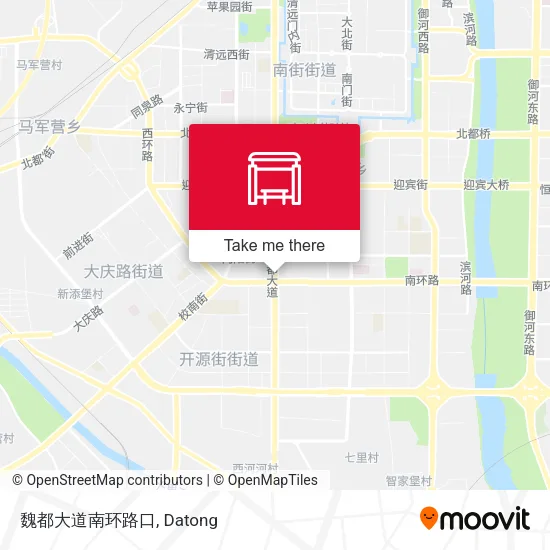 魏都大道南环路口 map