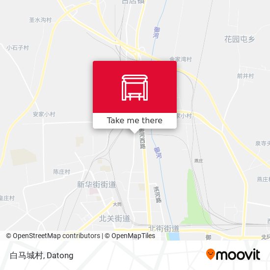 白马城村 map