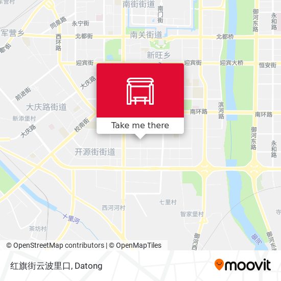 红旗街云波里口 map