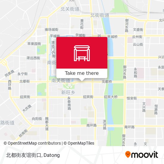 北都街友谊街口 map