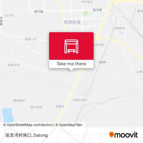 落里湾村南口 map