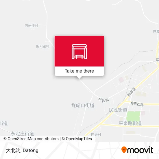 大北沟 map