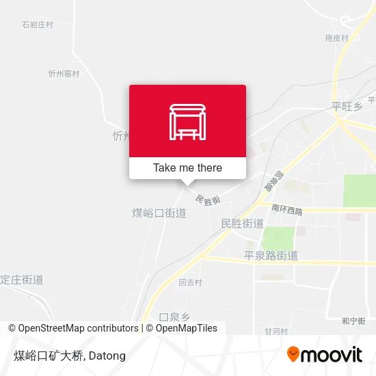 煤峪口矿大桥 map