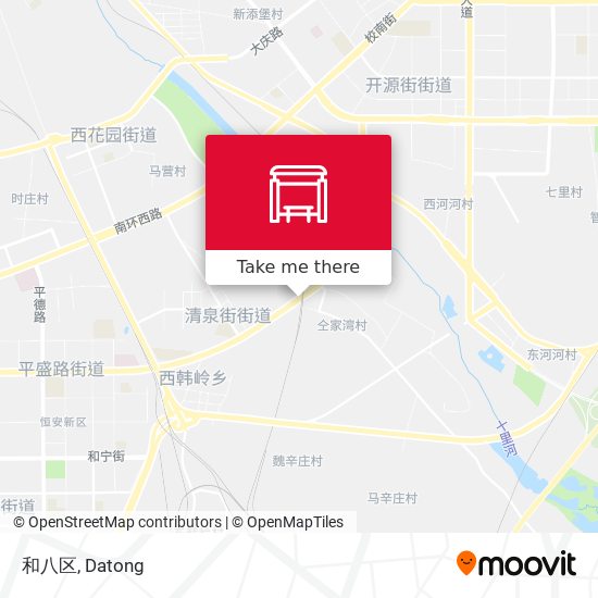 和八区 map