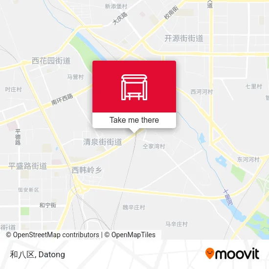 和八区 map