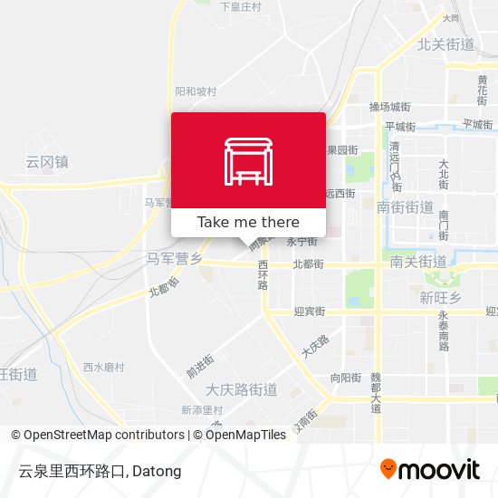 云泉里西环路口 map