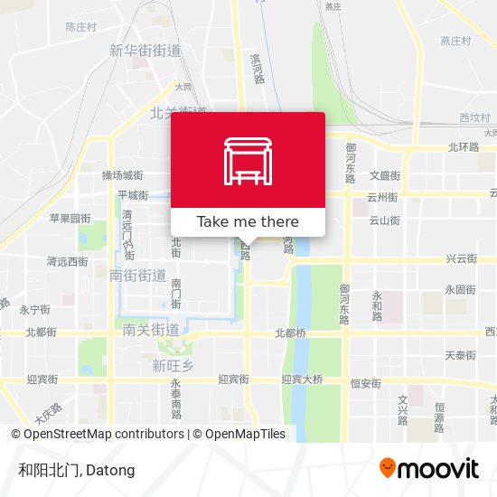 和阳北门 map