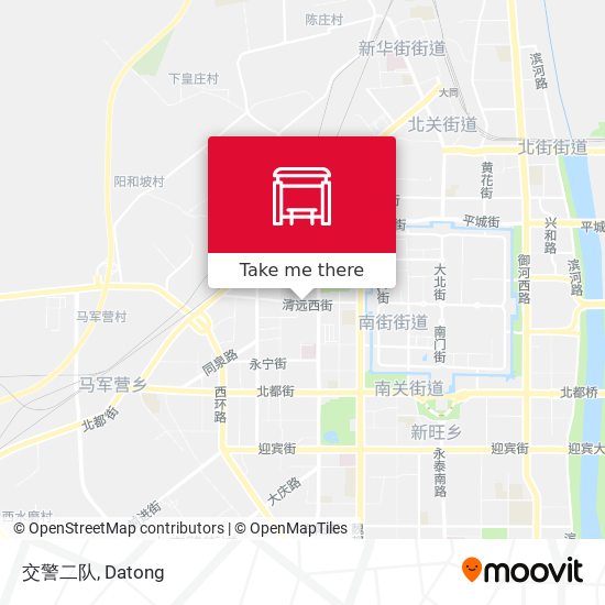 交警二队 map