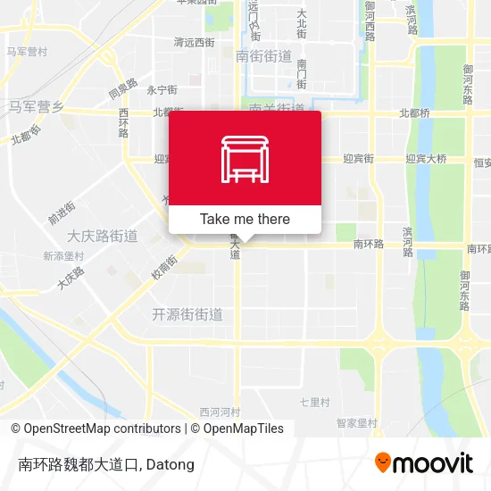 南环路魏都大道口 map
