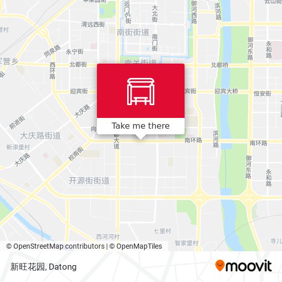 新旺花园 map