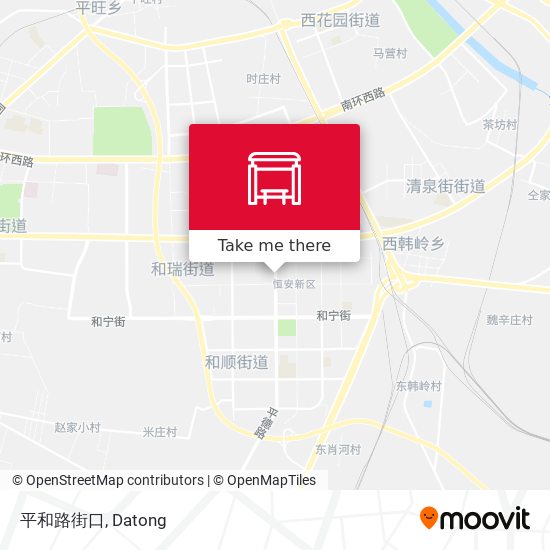 平和路街口 map