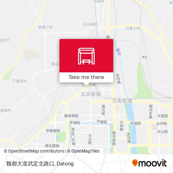 魏都大道武定北路口 map