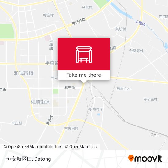 恒安新区口 map