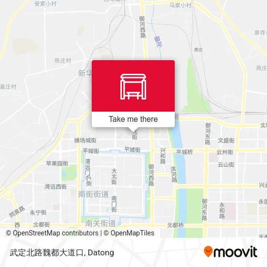 武定北路魏都大道口 map
