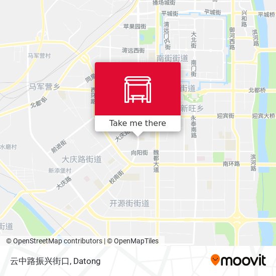 云中路振兴街口 map