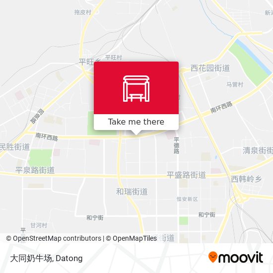 大同奶牛场 map