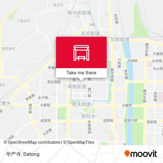 华严寺 map
