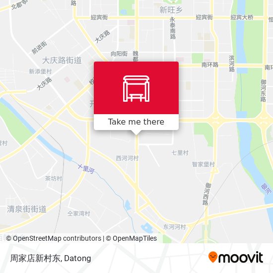 周家店新村东 map