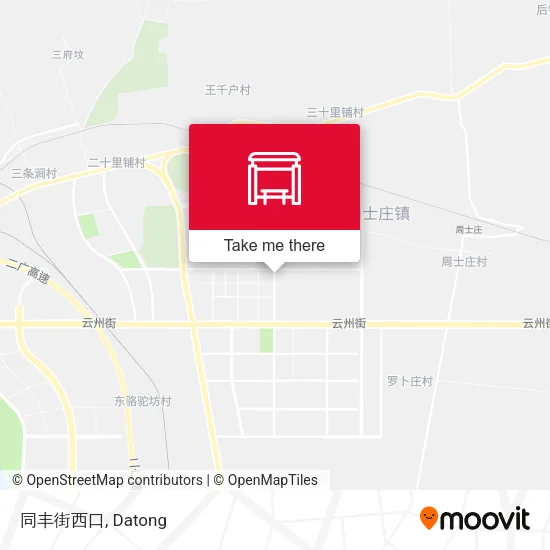 同丰街西口 map